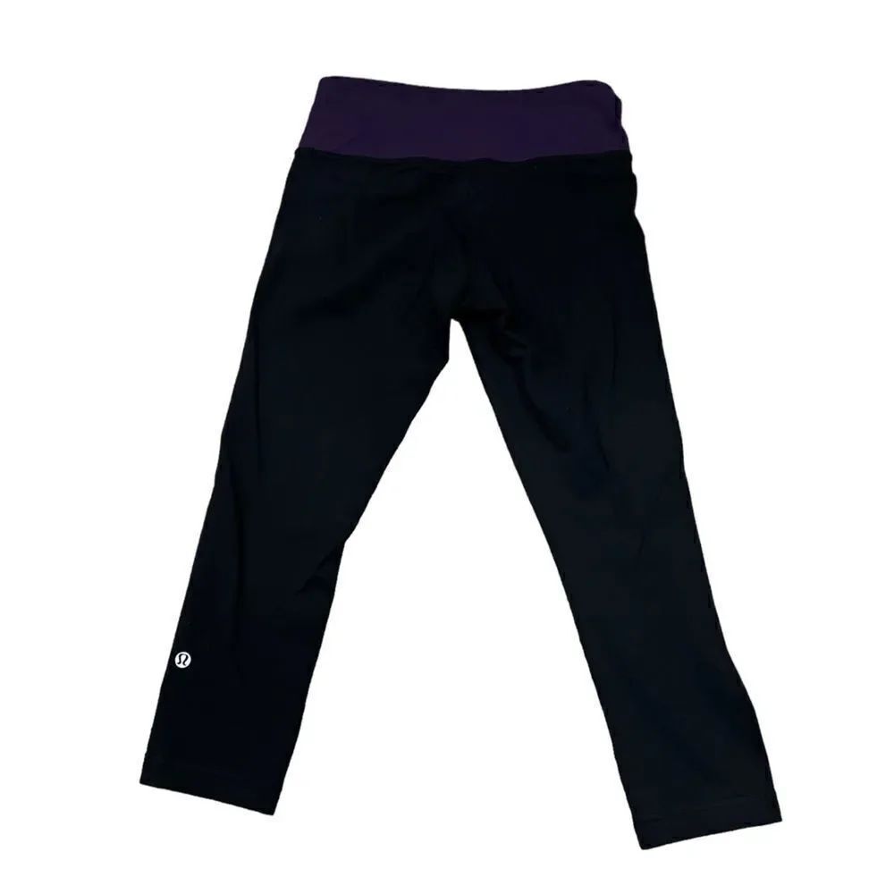Lululemon Color Block Capri Fit Leggings - Picture 4 of 7